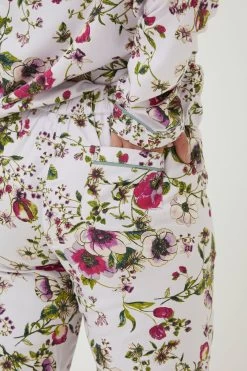 FatFace Purple Floral Mix Pyjama Set -Fashion Clothing Store D69768s4