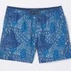 FatFace Blue Trevose Patchwork Swim Shorts