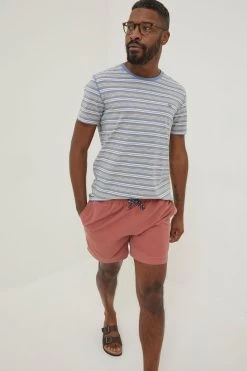 FatFace Orange Trevose Plain Swim Shorts