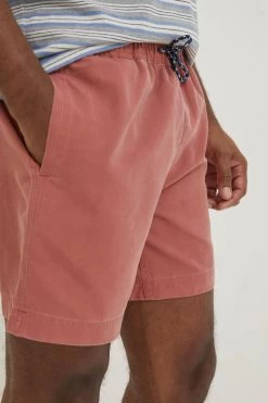 FatFace Orange Trevose Plain Swim Shorts -Fashion Clothing Store D70270s3