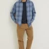 FatFace Blue Ockley Ombre Check Shirt