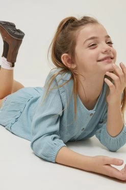 FatFace Green Adeline Embroidered Hem Dress 7 FatFace Green Adeline Embroidered Hem Dress -Fashion Clothing Store D70293s3