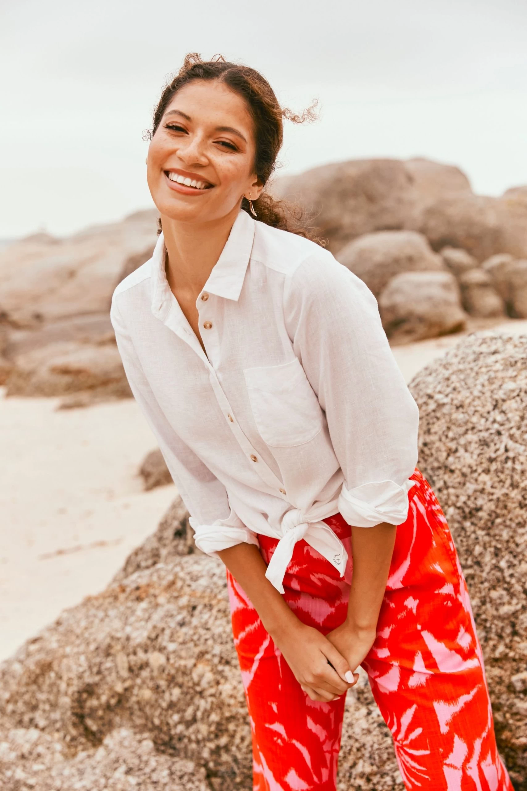 FatFace White Olivia Linen Shirt 1 FatFace White Olivia Linen Shirt