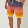FatFace Orange Camber Ombre Swim Shorts