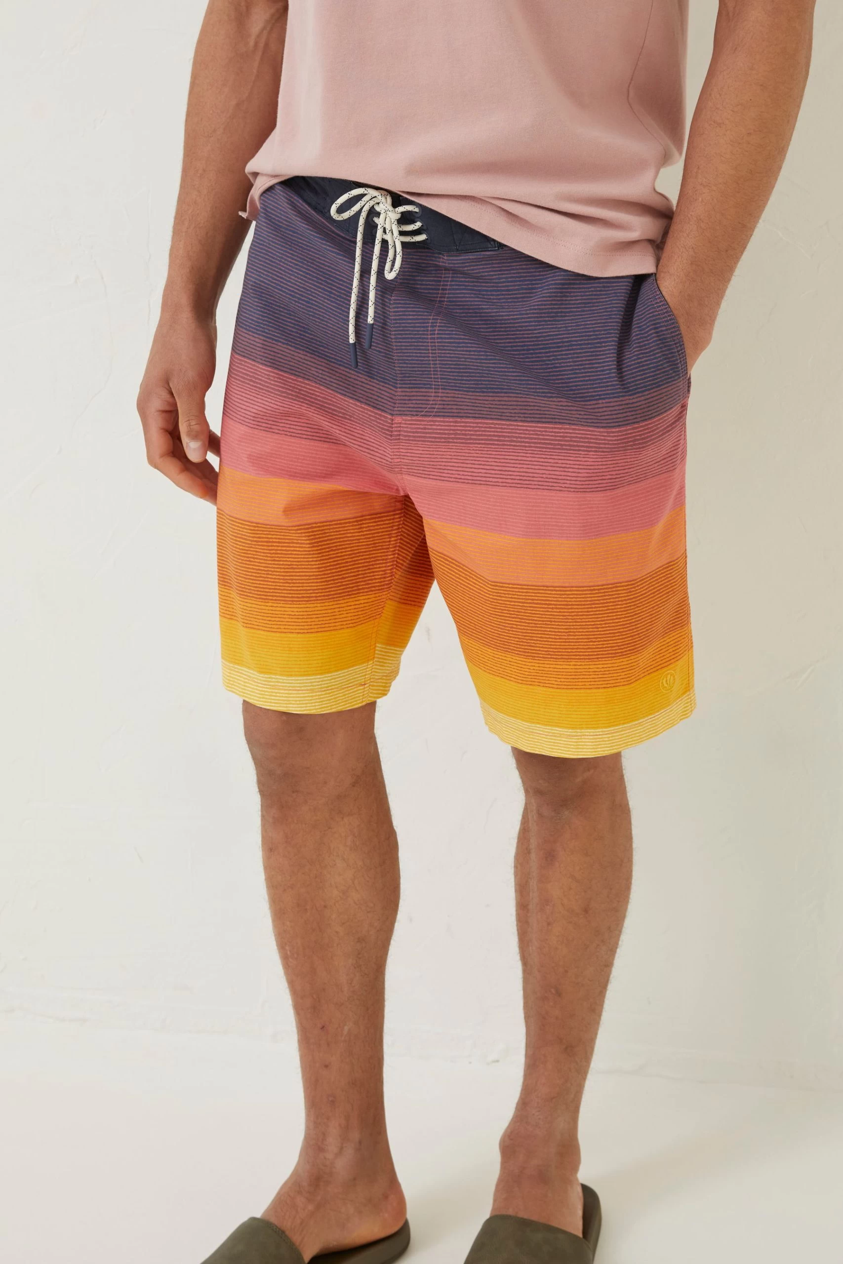 FatFace Orange Camber Ombre Swim Shorts 1 FatFace Orange Camber Ombre Swim Shorts