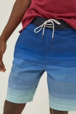 FatFace Blue Camber Ombre Swim Shorts -Fashion Clothing Store D78316s4
