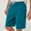 FatFace Green Camber Geo Print Swim Shorts