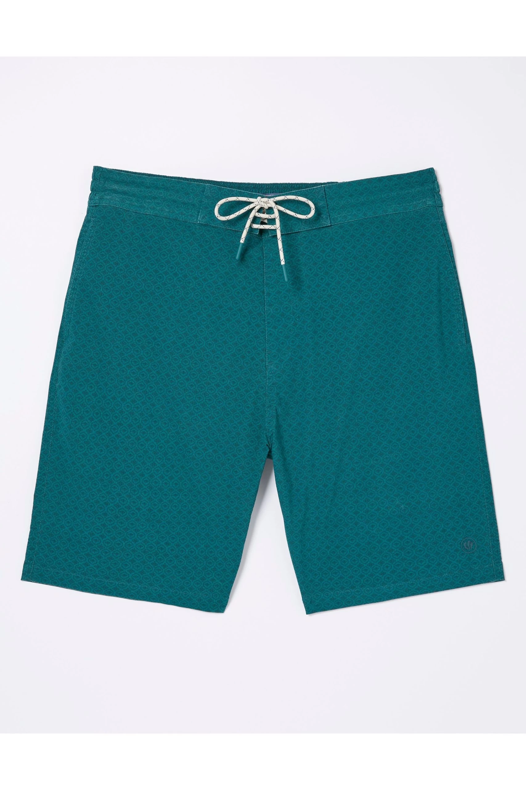 FatFace Green Camber Geo Print Swim Shorts 5 FatFace Green Camber Geo Print Swim Shorts - Image 5