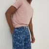 FatFace Blue Camber Beach Print Swim Shorts