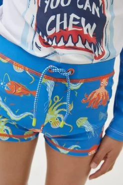 FatFace Blue Deep Sea Trunkies -Fashion Clothing Store D78323s3