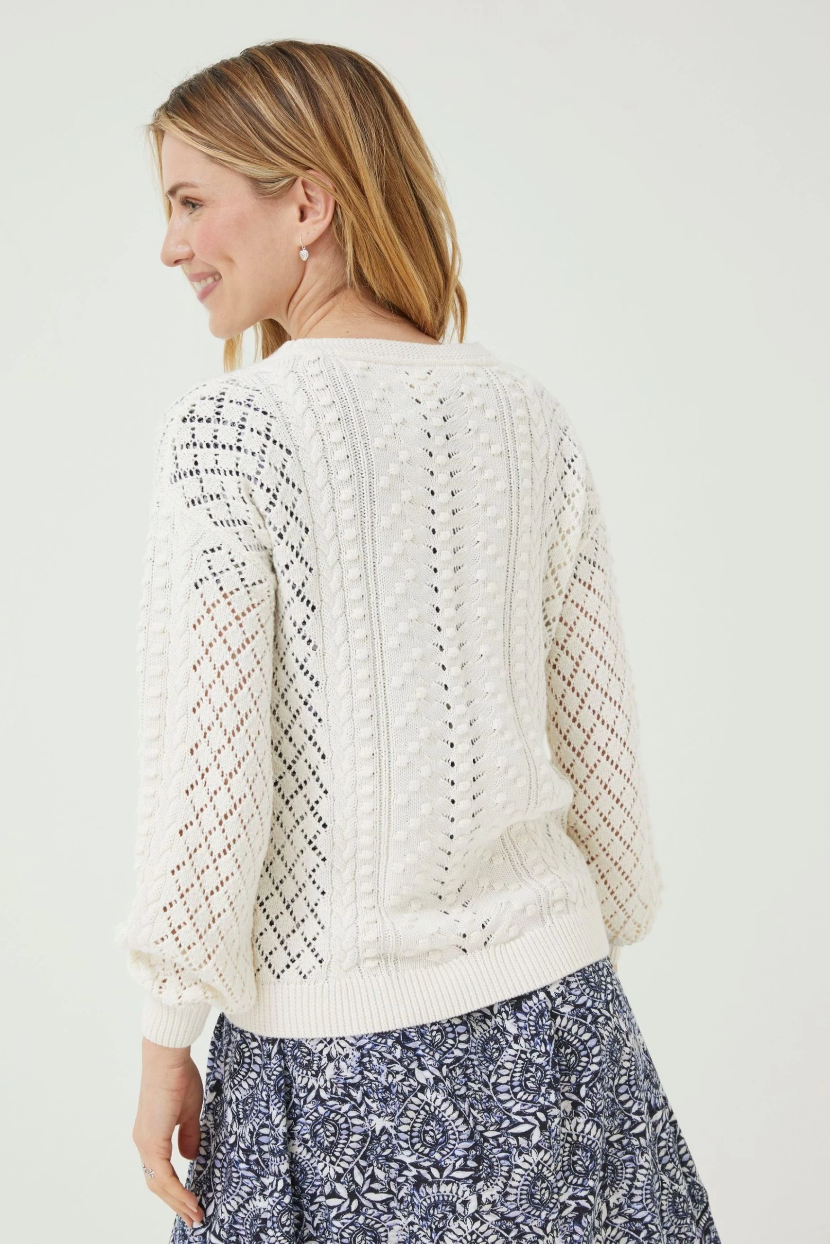 FatFace Natural Delilah Jumper 2 FatFace Natural Delilah Jumper - Image 2