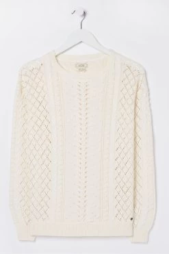 FatFace Natural Delilah Jumper 9 FatFace Natural Delilah Jumper -Fashion Clothing Store D78329s5