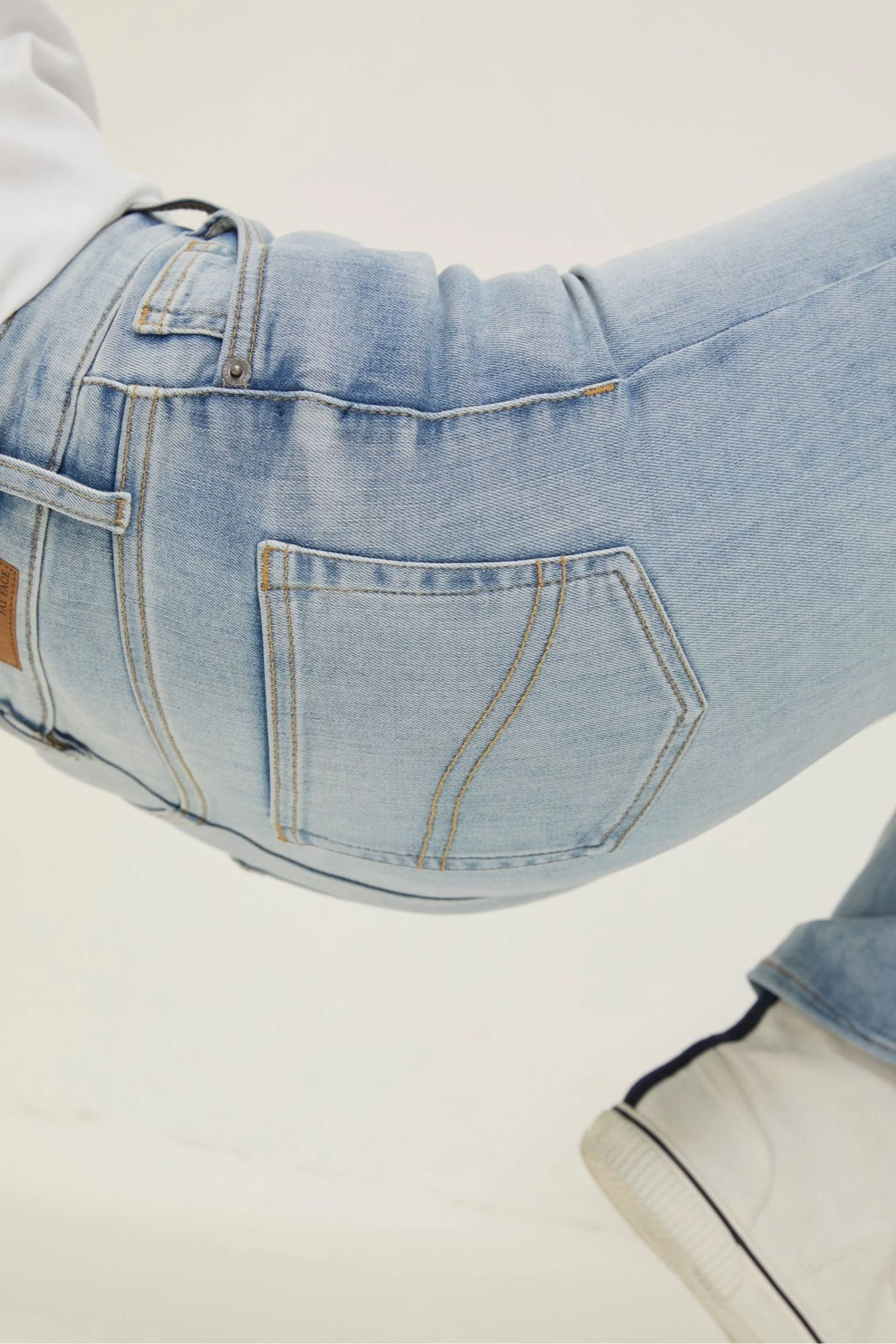 FatFace Blue Brooke Bootcut Jeans 5 FatFace Blue Brooke Bootcut Jeans - Image 5