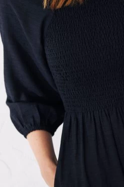 FatFace Adele Black Midi Dress 10 FatFace Adele Black Midi Dress -Fashion Clothing Store D90566s5