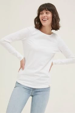 FatFace Bree White Organic Cotton T-Shirt