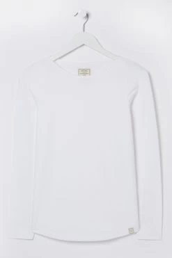 FatFace Bree White Organic Cotton T-Shirt 9 FatFace Bree White Organic Cotton T-Shirt -Fashion Clothing Store D90569s5