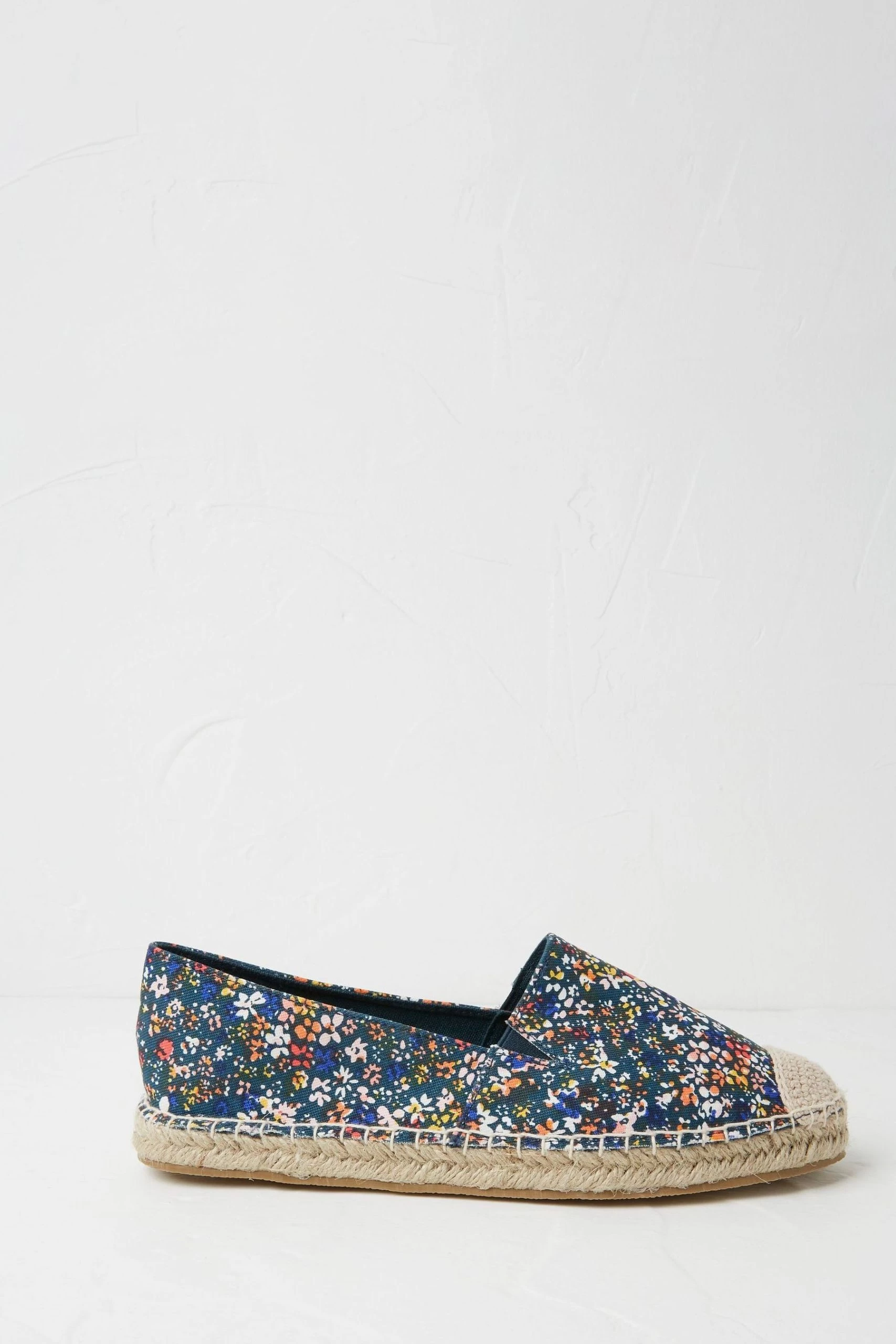 FatFace Blue Maggie Printed Espadrilles 1 FatFace Blue Maggie Printed Espadrilles