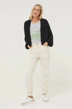 FatFace Anna Black Cardigan -Fashion Clothing Store D90581s3