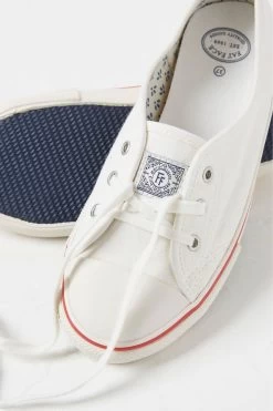FatFace White Ballet Trainers 5 FatFace White Ballet Trainers -Fashion Clothing Store D90582s3