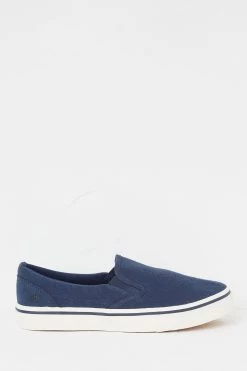 FatFace Blue Ollie Slip On Trainers
