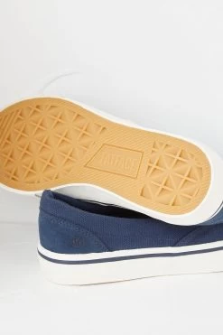 FatFace Blue Ollie Slip On Trainers -Fashion Clothing Store D90584s3