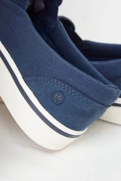 FatFace Blue Ollie Slip On Trainers -Fashion Clothing Store D90584s4