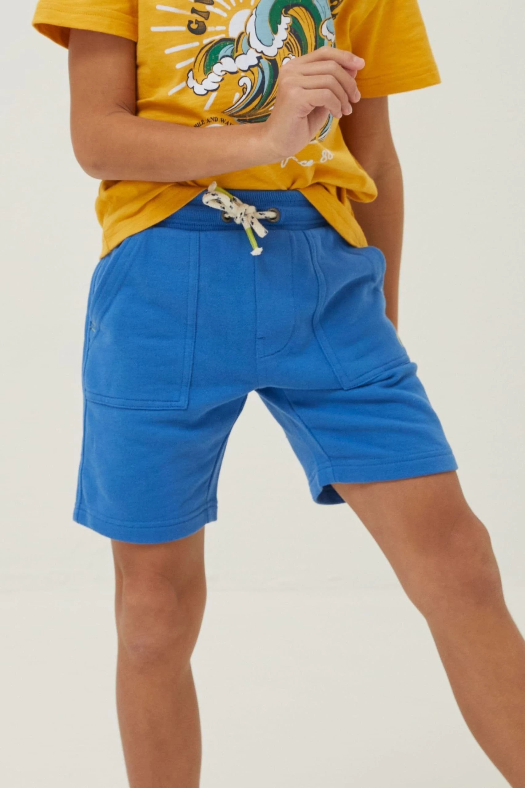 FatFace Blue Eddie Sweat Shorts 1 FatFace Blue Eddie Sweat Shorts