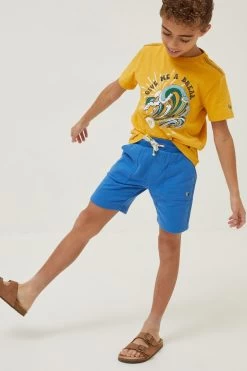 FatFace Blue Eddie Sweat Shorts 7 FatFace Blue Eddie Sweat Shorts -Fashion Clothing Store D90591s3 1