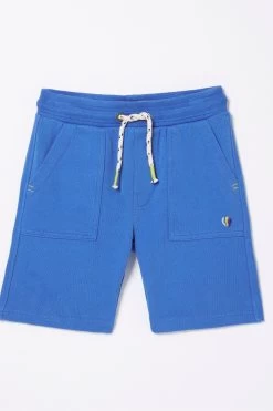 FatFace Blue Eddie Sweat Shorts 9 FatFace Blue Eddie Sweat Shorts -Fashion Clothing Store D90591s5
