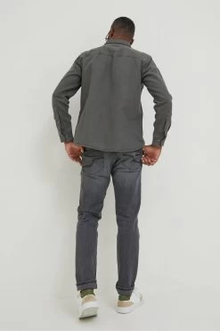 FatFace Grey Rafety Twill Shirt 6 FatFace Grey Rafety Twill Shirt -Fashion Clothing Store D91525s2