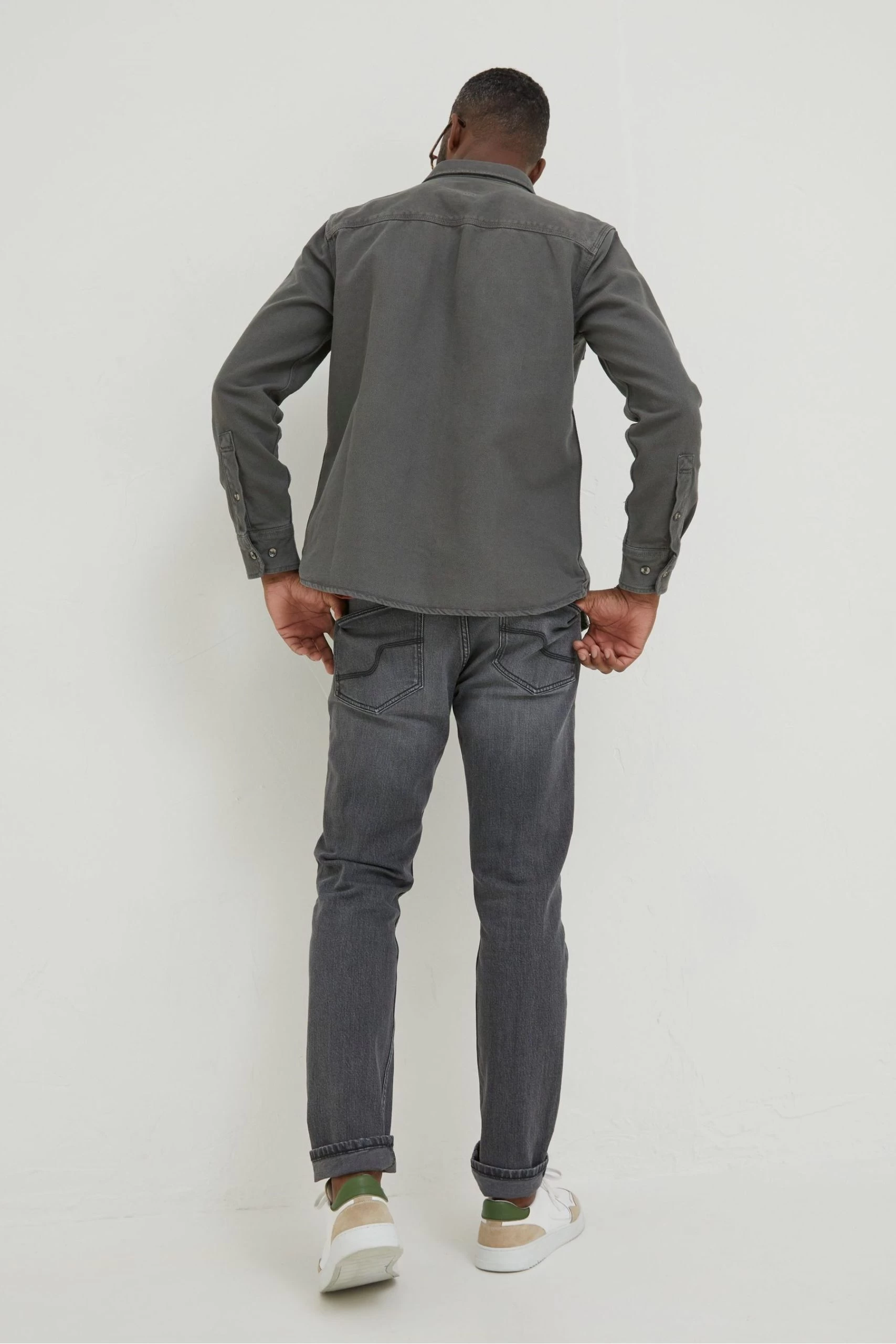 FatFace Grey Rafety Twill Shirt 3 FatFace Grey Rafety Twill Shirt - Image 3
