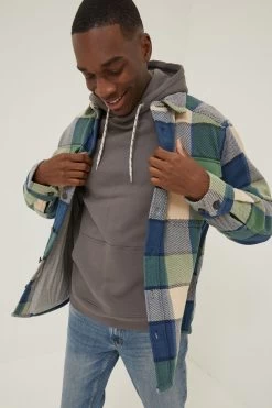 FatFace Green Ryton Buffalo Overshirt