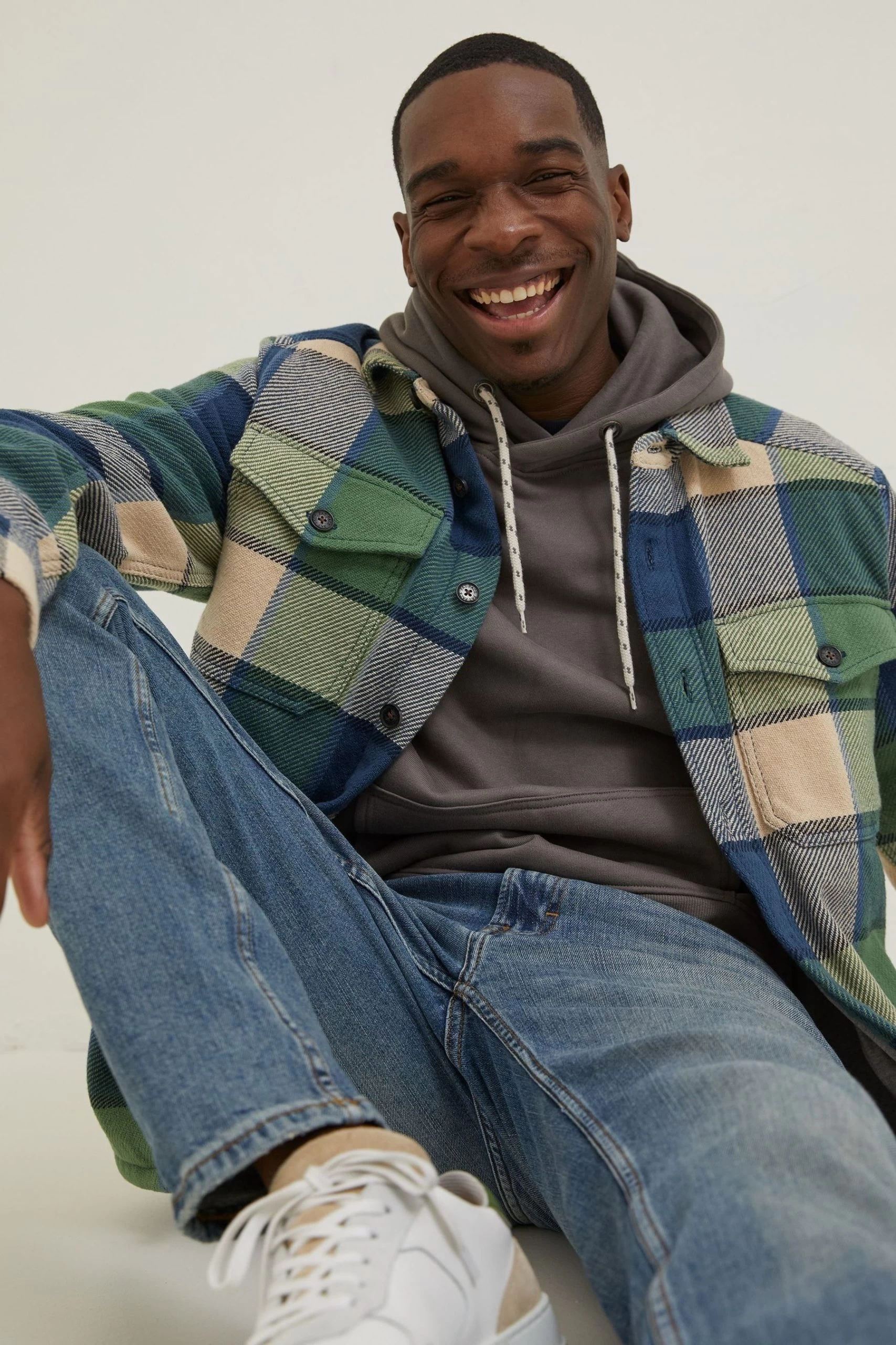 FatFace Green Ryton Buffalo Overshirt 3 FatFace Green Ryton Buffalo Overshirt - Image 3