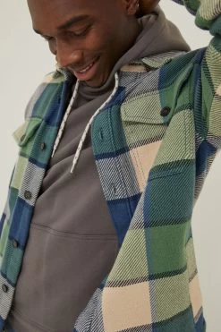 FatFace Green Ryton Buffalo Overshirt 8 FatFace Green Ryton Buffalo Overshirt -Fashion Clothing Store D91529s4