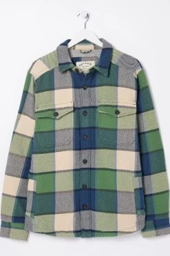 FatFace Green Ryton Buffalo Overshirt 9 FatFace Green Ryton Buffalo Overshirt -Fashion Clothing Store D91529s5