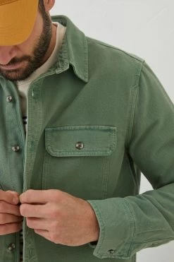 FatFace Green Rafety Twill Shirt 6 FatFace Green Rafety Twill Shirt -Fashion Clothing Store D91531s3