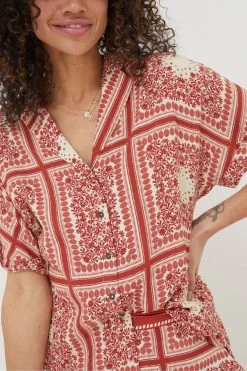 FatFace Natural Aniyah Bandana Shirt -Fashion Clothing Store M85 918s7