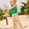 FatFace Natural Faye Paradise Floral Wide Leg Trousers
