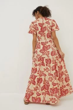 FatFace Aubrey Vine Cream Floral Maxi Dress -Fashion Clothing Store M85986s4