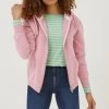 FatFace Pink Amy Zip Through Hoodie