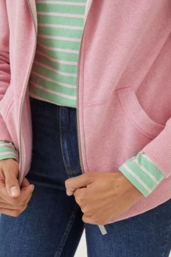 FatFace Pink Amy Zip Through Hoodie -Fashion Clothing Store M86570s4