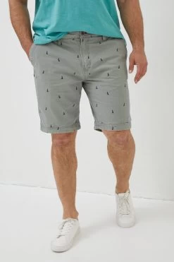 FatFace Green Cove Boat Embroidered Shorts