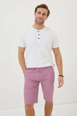 FatFace Purple Mawes Chino Shorts