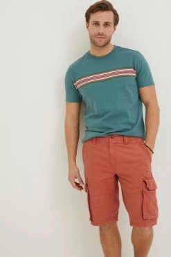 FatFace Orange Breakyard Cargo Shorts