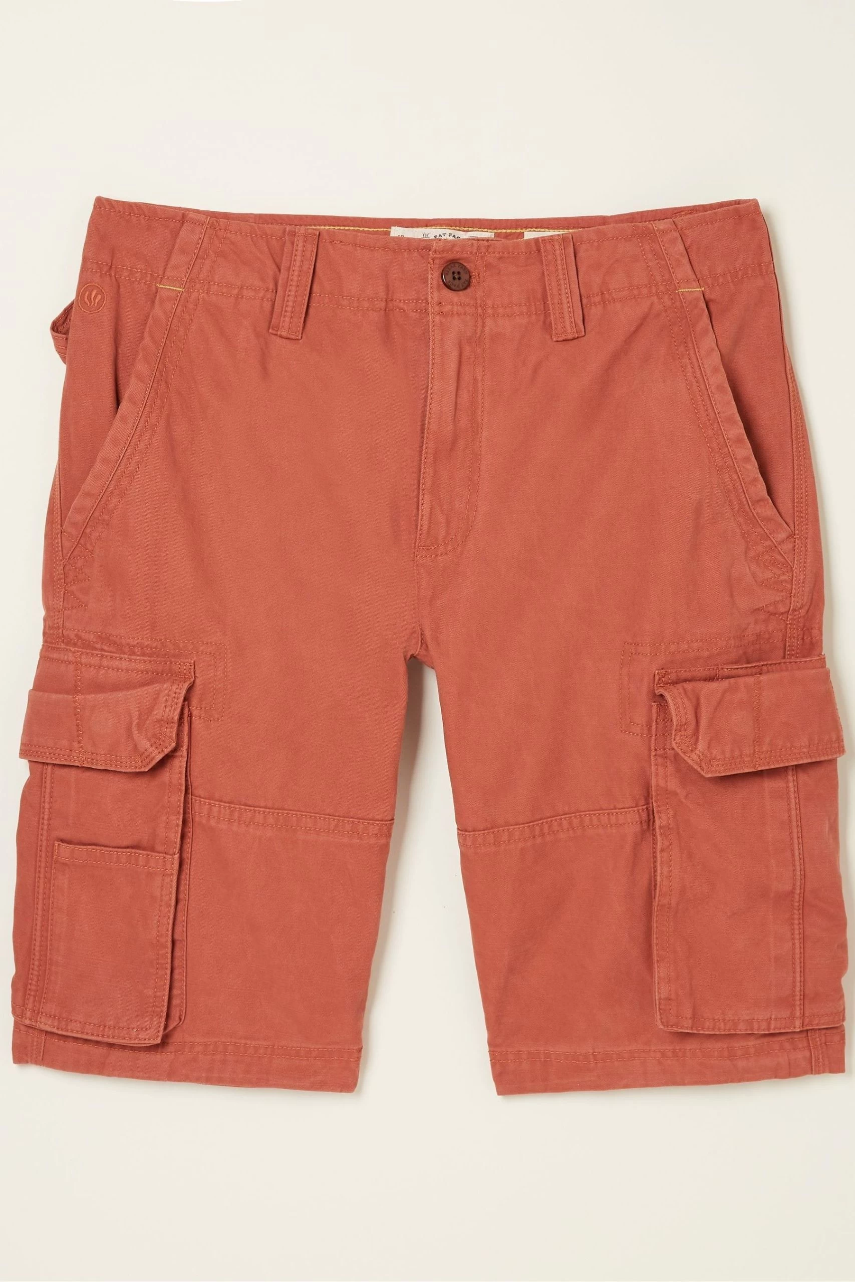 FatFace Orange Breakyard Cargo Shorts 4 FatFace Orange Breakyard Cargo Shorts - Image 4