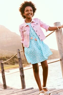 FatFace Blue Ophelia Printed Dress