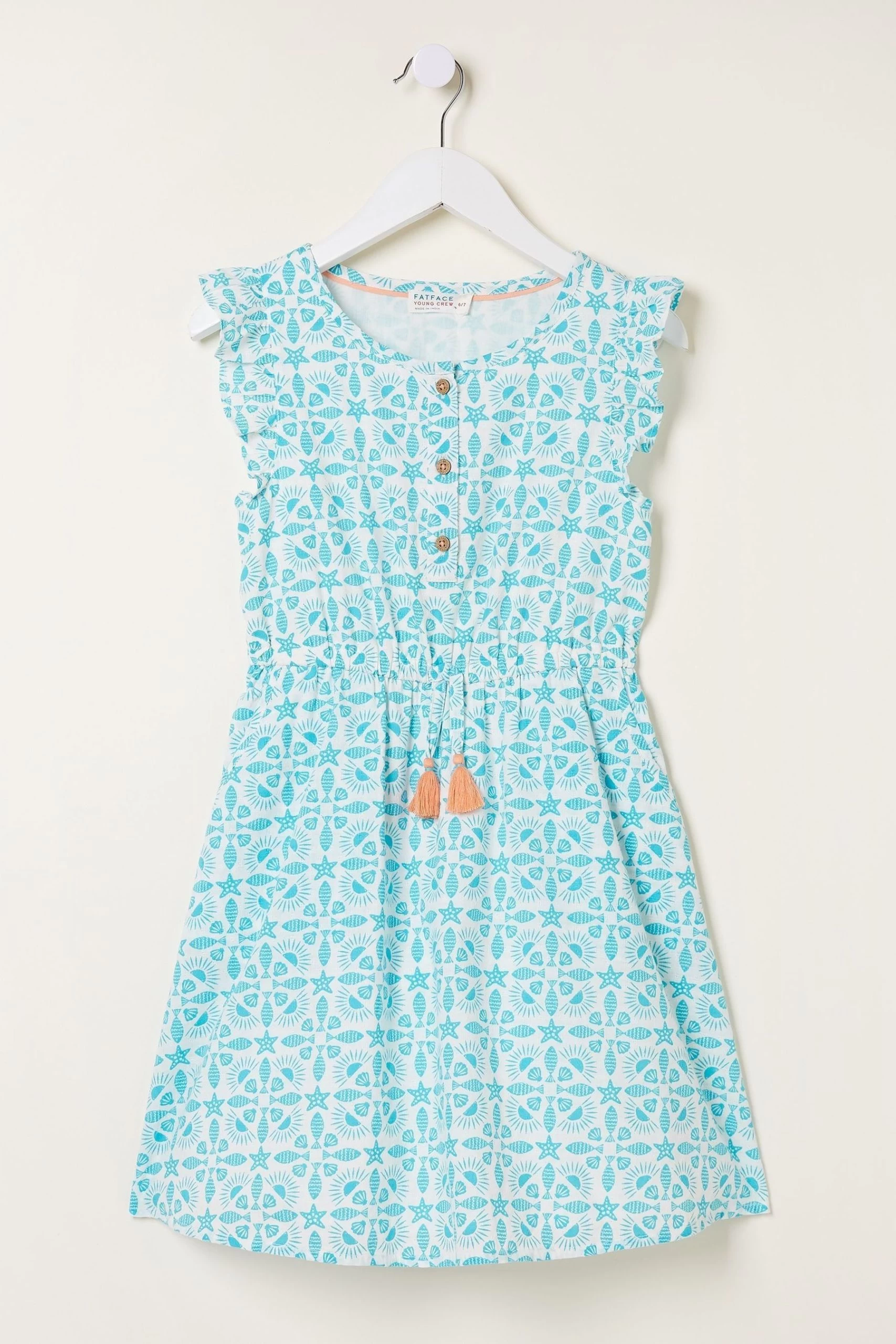 FatFace Blue Ophelia Printed Dress 2 FatFace Blue Ophelia Printed Dress - Image 2