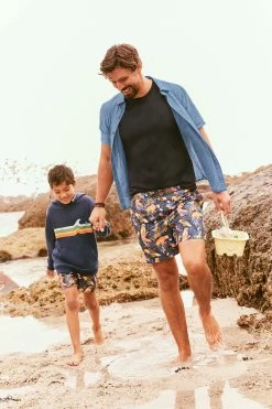 FatFace Natural Parrot Swim Shorts 9 FatFace Natural Parrot Swim Shorts -Fashion Clothing Store M88831s4 1