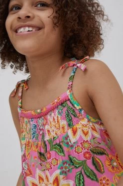 FatFace Pink Rosa Floral Print Dress -Fashion Clothing Store M88833s4