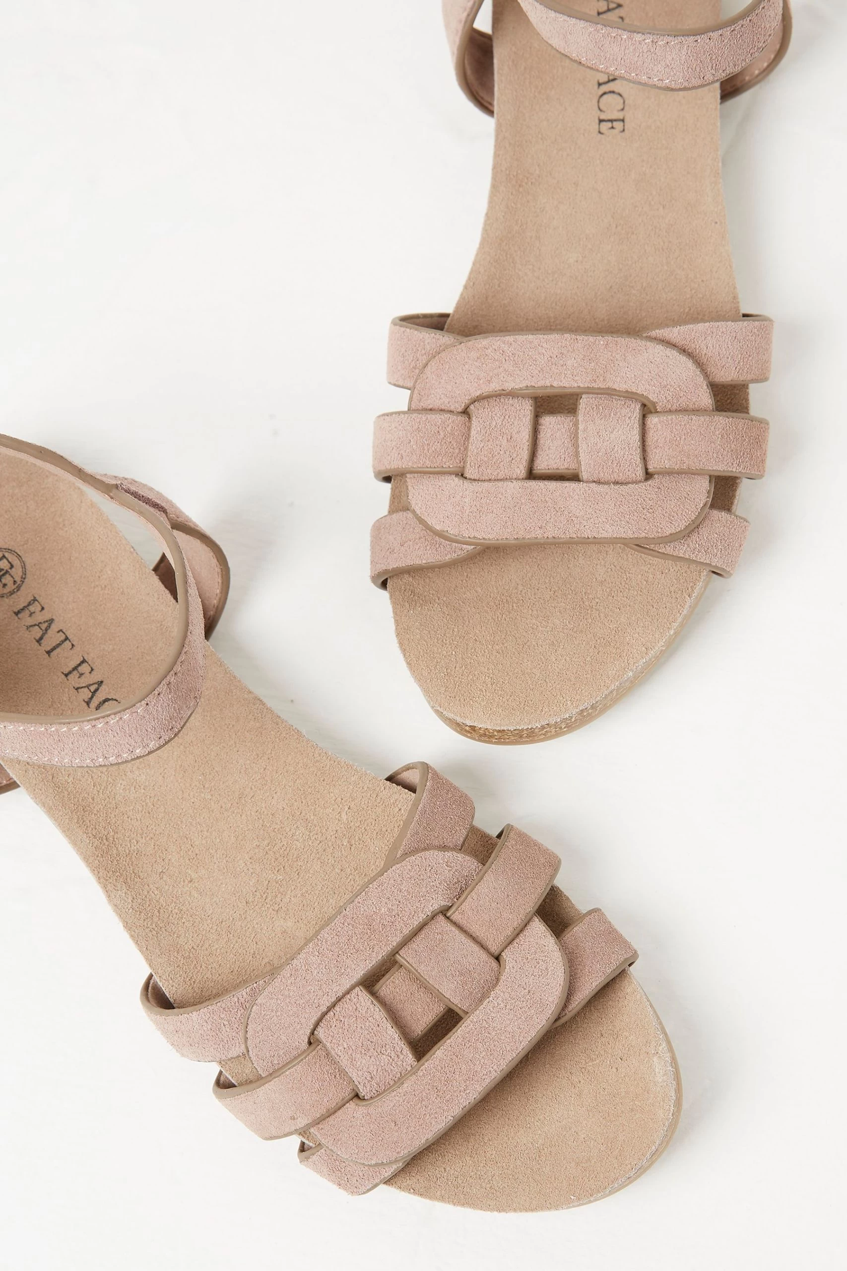 FatFace Ailith Chain Detail Brown Sandals 3 FatFace Ailith Chain Detail Brown Sandals - Image 3